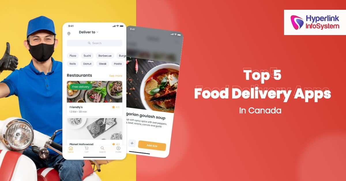 Top Food Delivery Apps in Canada - Hyperlink InfoSystem