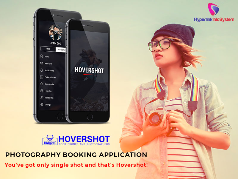 hovershot photography booking application